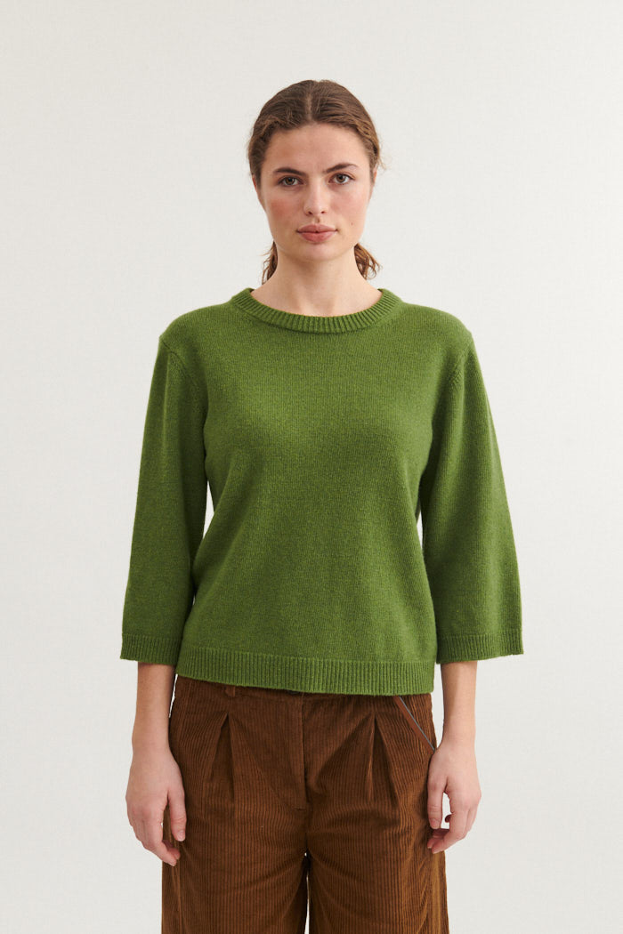 Basic Apparel - Cady 3/4 Sleeve Mayfly