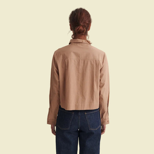 Basic Apparel - Silje Cropped Shirt