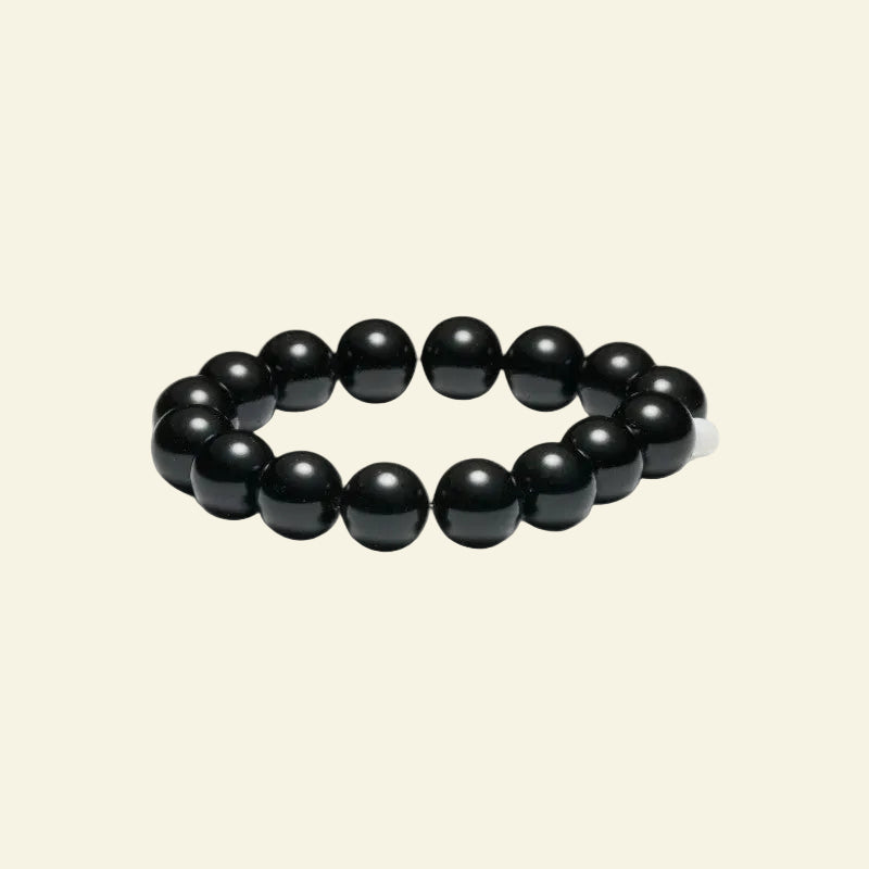 Soi - Chunky Black Onyx Armbånd