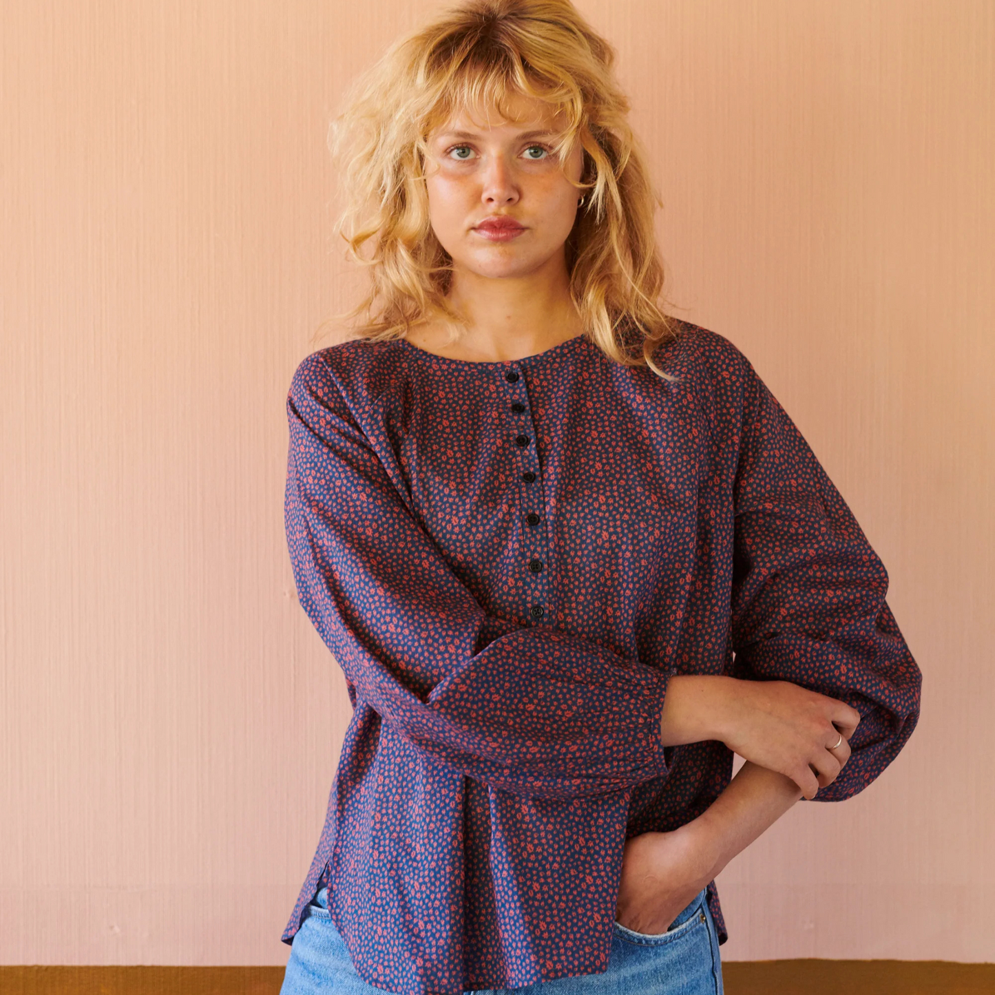 Habiba - Autumn Leaf Blouse Love