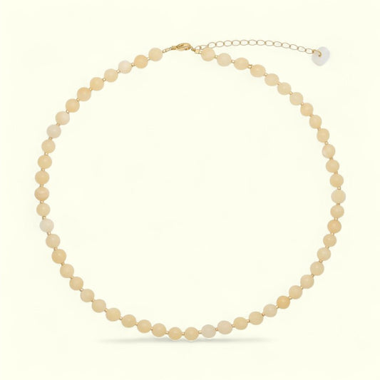 Soi - Gul Jade Halskæde