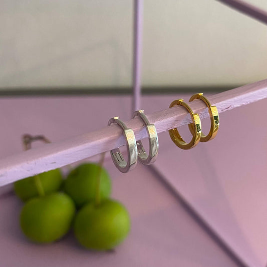 Lone P - Click Plain øreringe