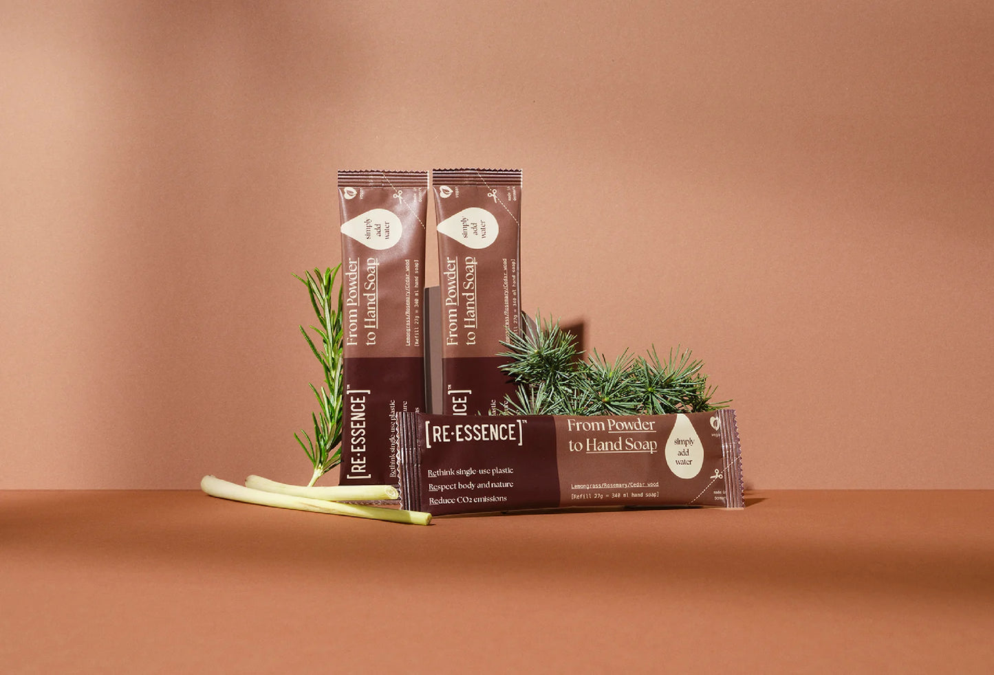 Re-essence - Refill Citrongræs/Rosmarin/Cedertræ