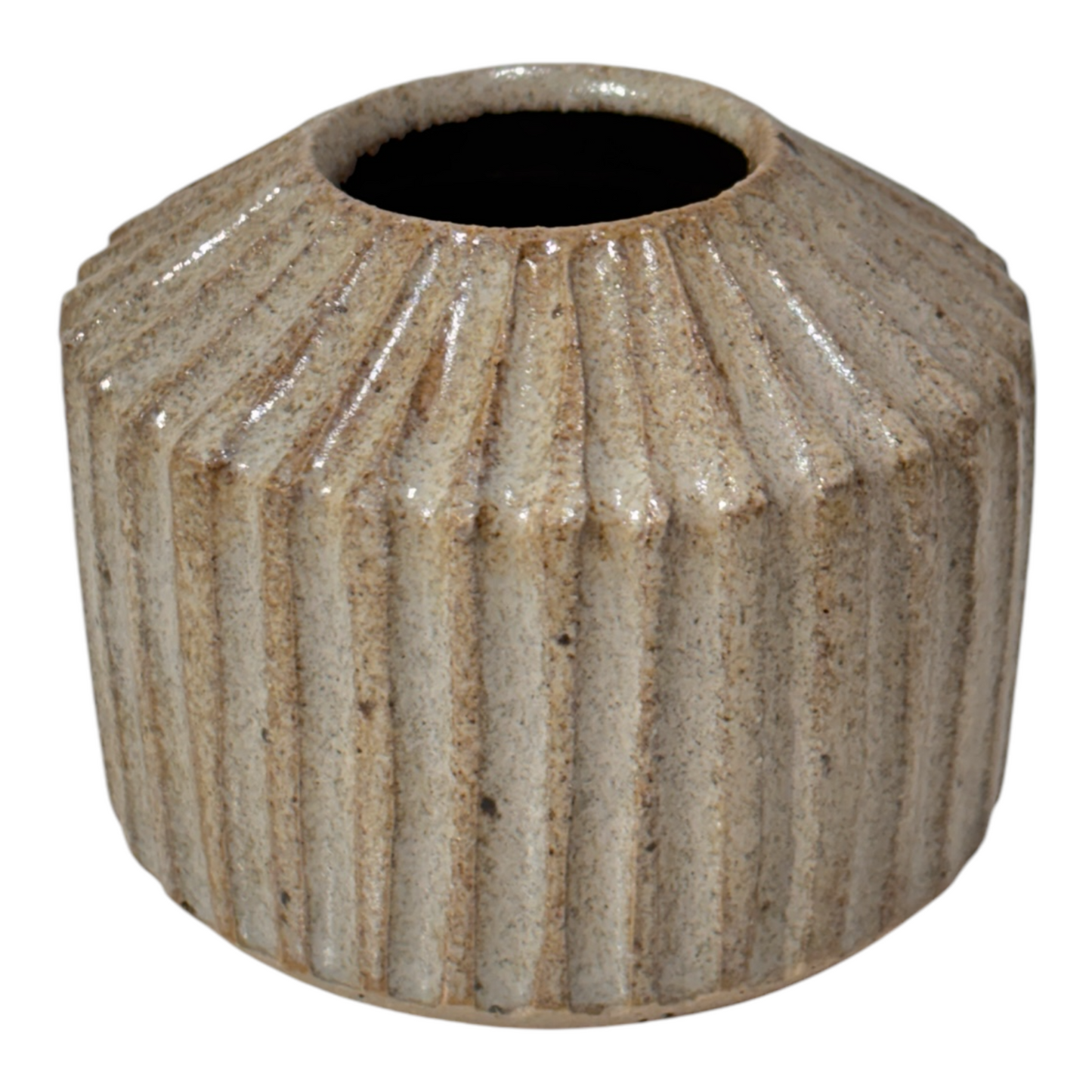 Ida Høstrup Studio, Vase, Lav Rillet