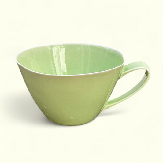 Caroline Fredriksson - Grøn porcelæns kop