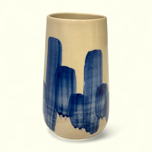 Bornholms Keramikfabrik - Medium Vase Blue Vertigo