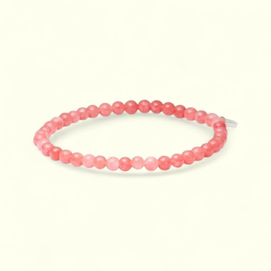 Soi - Redstone Quartz Armbånd 4 mm