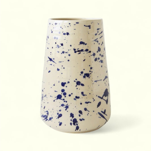 Bornholms Keramikfabrik - Small Vase Blue Splash