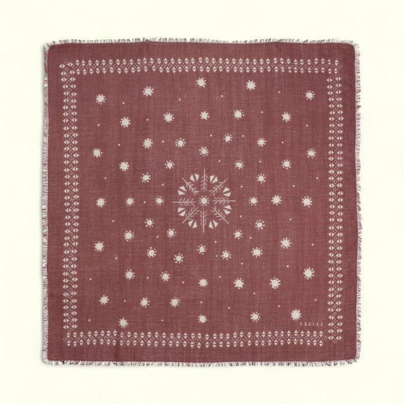 Habiba - Paloma Tørklæde Burgundy