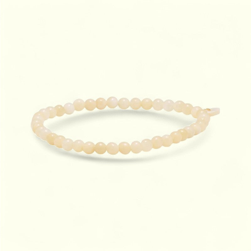 Soi - Gul Jade Armbånd 4 mm