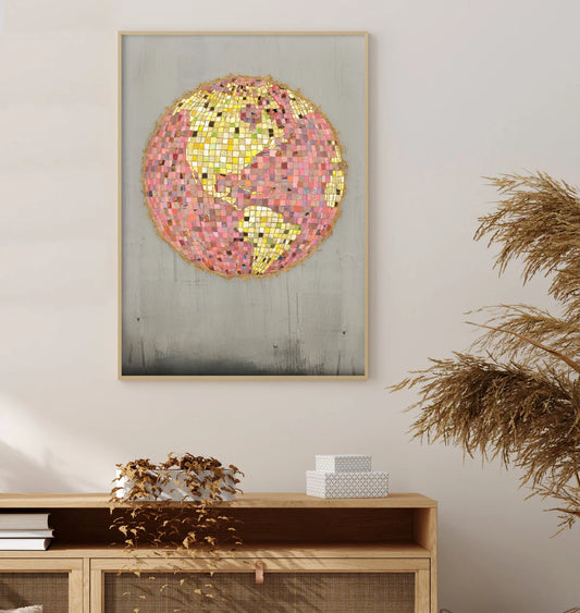 Madstitch Illustrationer - Pink World Of Disco