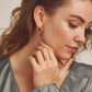 Jewelry by Grundled - Noelle Hoop Lille