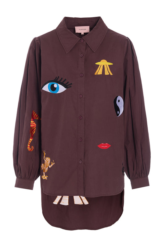 HunKøn - Sasha Shirt Brown
