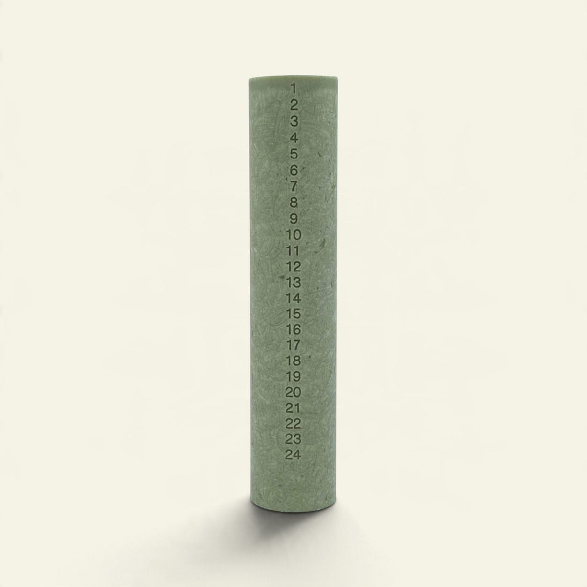 Kunstindustrien - Moss Green Upcycled Wax Kalenderlys