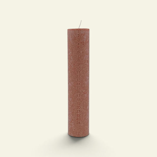 Kunstindustien - Chestnut Upcycled Wax Kalenderlys