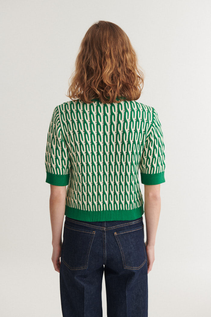 Basic Apparel - Minie Cardigan Green