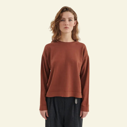 Basic Apparel - Kari O-Neck Tortoise Shell