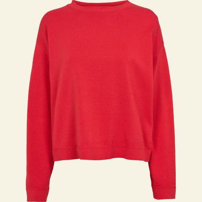 Basic Apparel - Kari O-Neck Flame Scarlet