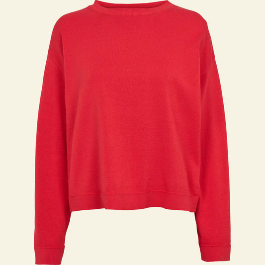 Basic Apparel - Kari O-Neck Flame Scarlet