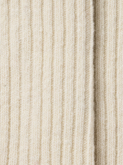 Royalties - Ecru Strømper Recycle Uld