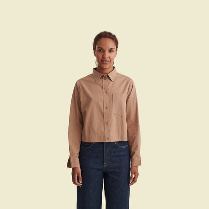 Basic Apparel - Silje Cropped Shirt