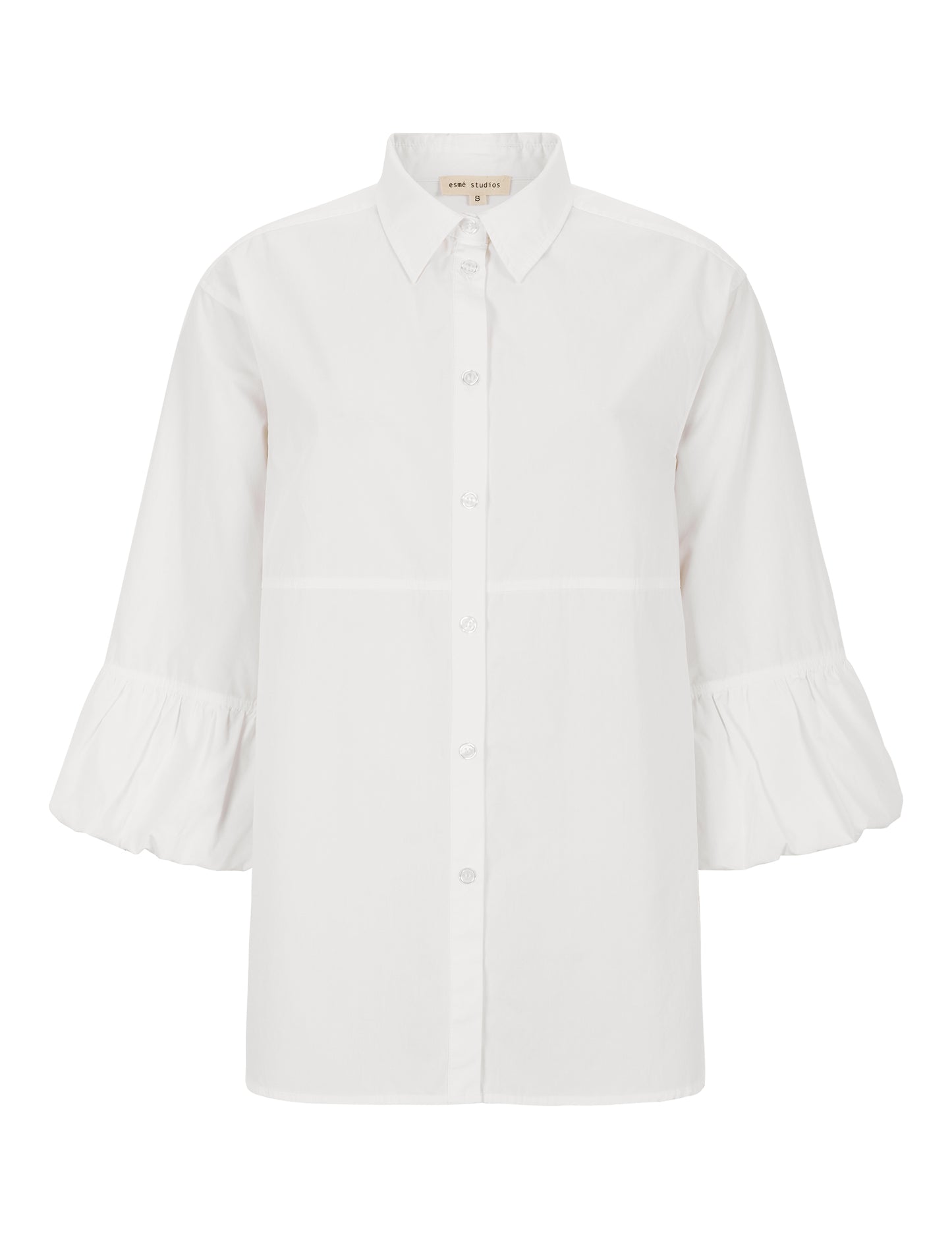 Esmé Studios - Coral Shirt White