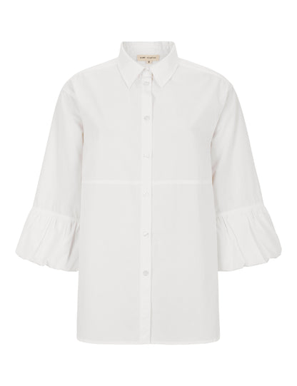 Esmé Studios - Coral Shirt White