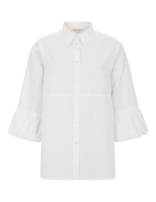 Esmé Studios - Coral Shirt White