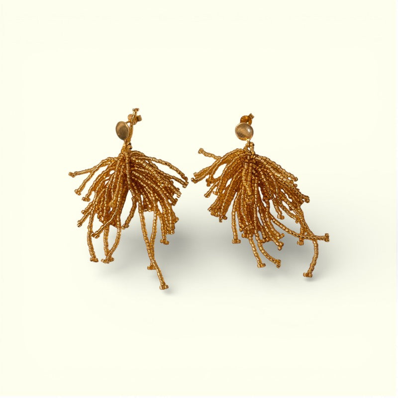 Ibu Jewels - Flo Gold Øreringe