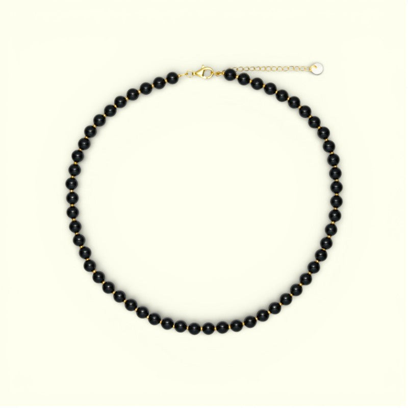 Soi - Hailey Black Onxy Halskæde