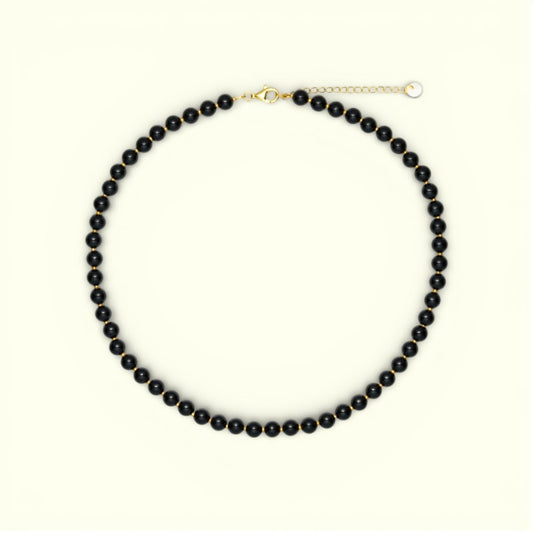 Soi - Hailey Black Onxy Halskæde