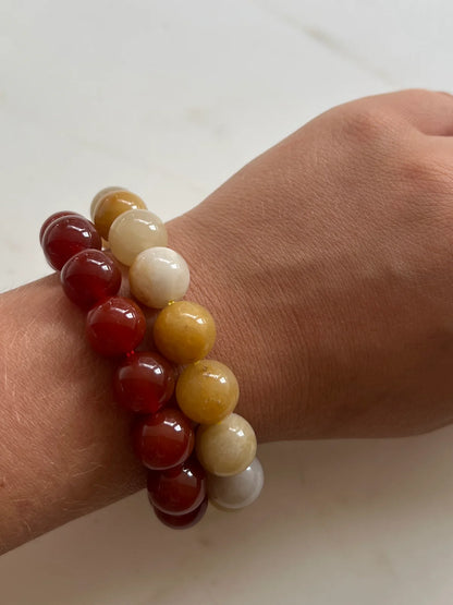 Soi - Chunky Orange Aventurin Armbånd