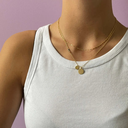 Lone P - Gro Voksen halskæde sølv