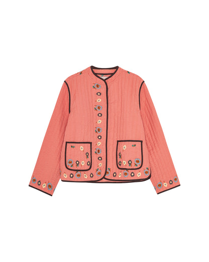 Habiba - Flora Quilted China Jacket