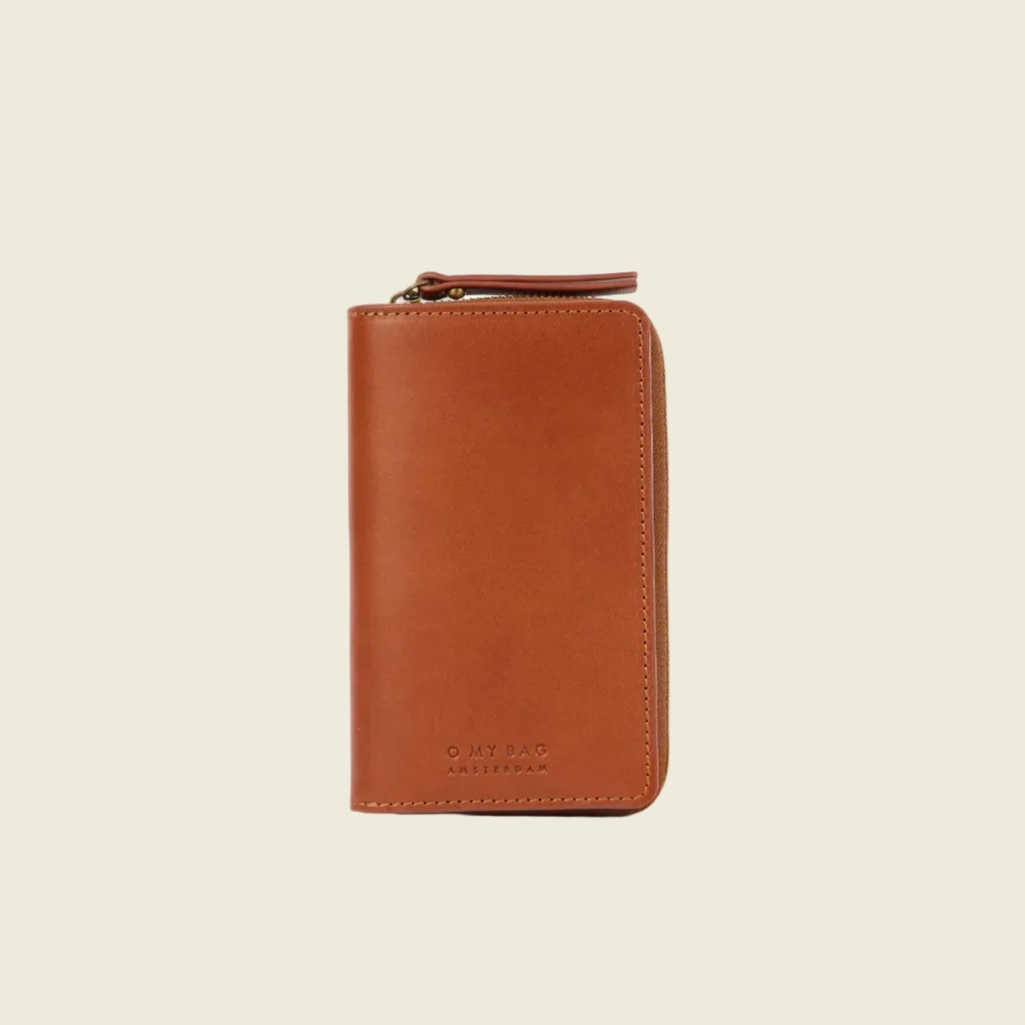 O MY BAG - Jett Wallet Cognac Klassik Læder