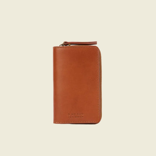 O MY BAG - Jett Wallet Cognac Klassik Læder