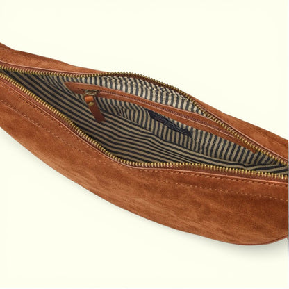 O MY BAG - Leo Midi Crossbody Strap Cognac