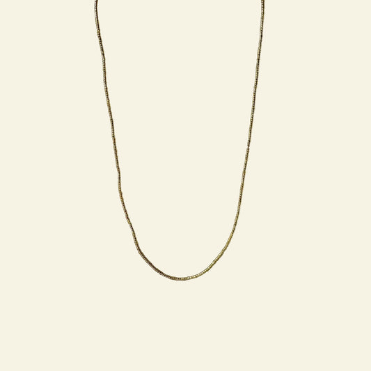 Ibu Jewels - Long Golden Halskæde