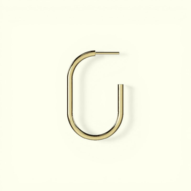 AE Studio - Oval Hoop børstet