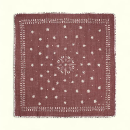 Habiba - Paloma Tørklæde Burgundy