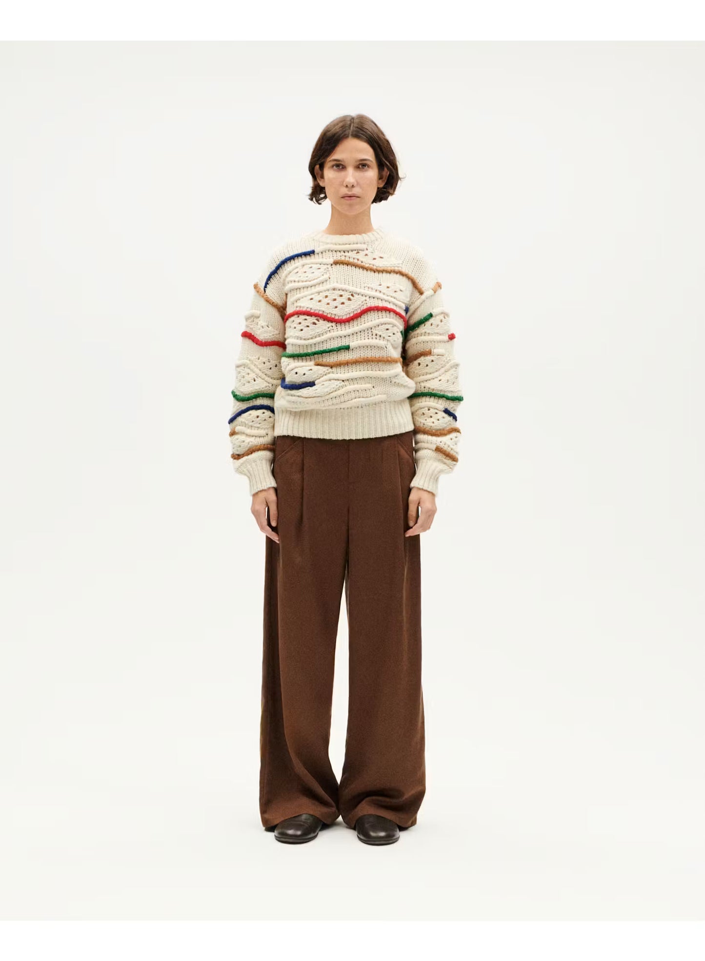 Thinking MU - Multicolor Macrame Candela Sweater