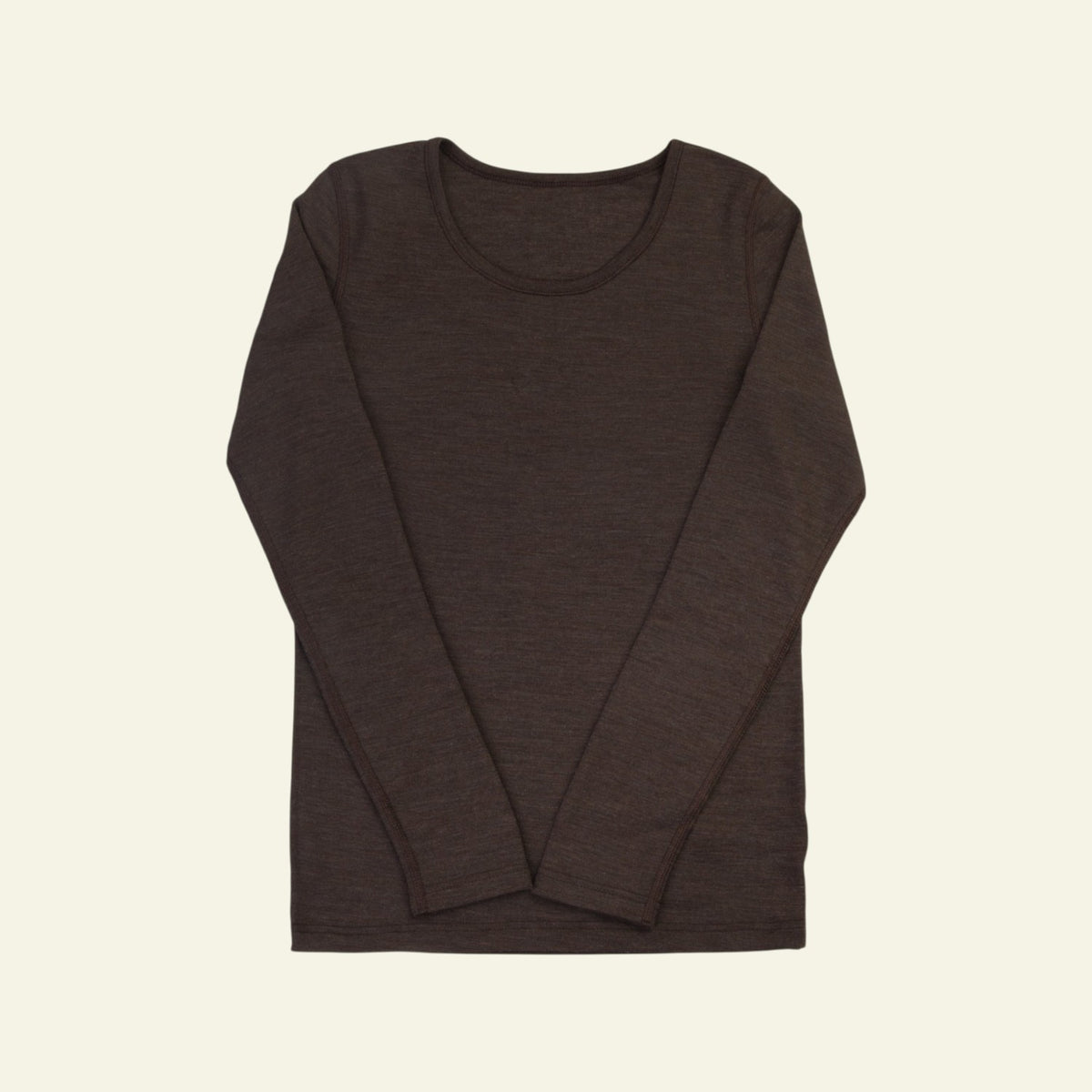 Joha - Blouse w/long sleeves Mørkebrun