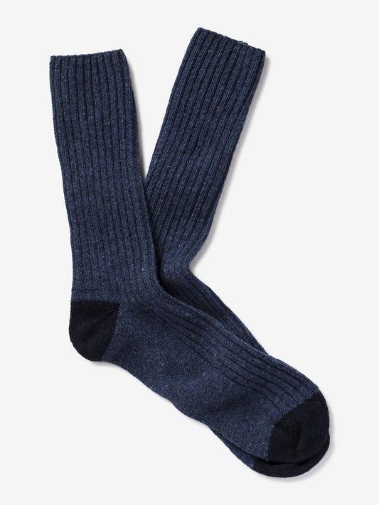 Royalties - Cobalt Strømper Recycle Uld