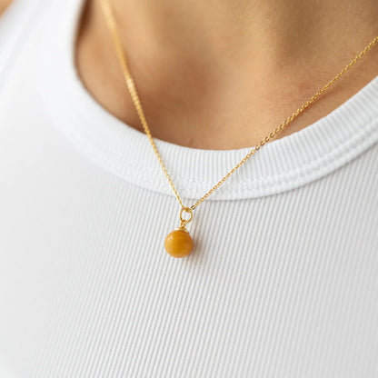 Jewelry by Grundled - Earth Glow Aura Halskæde