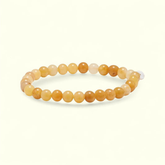 Soi - Orange Aventurin Armbånd 6 mm.