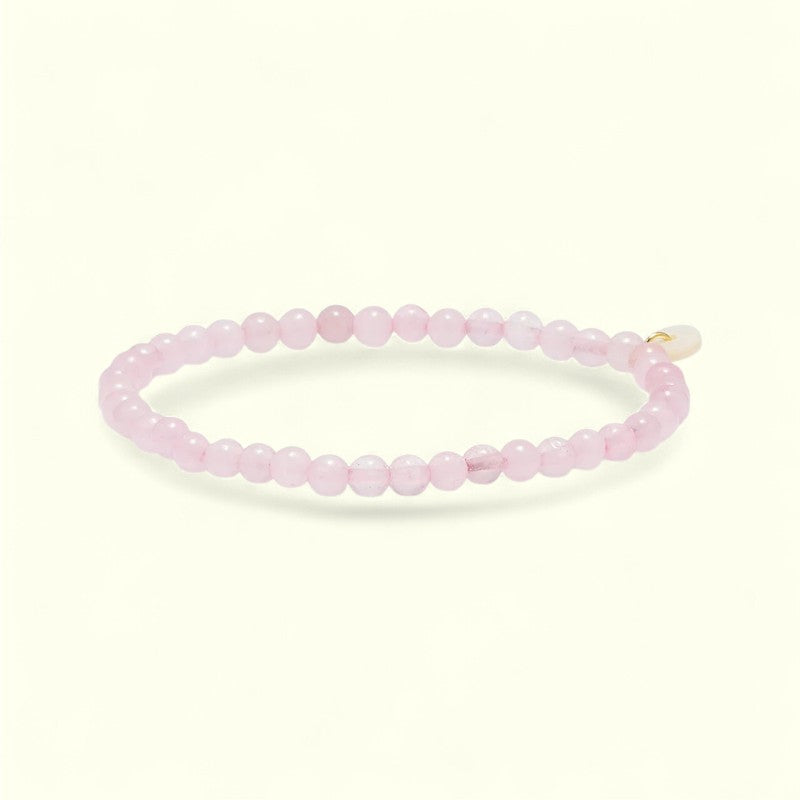 Soi - Rosakvarts Armbånd 4 mm