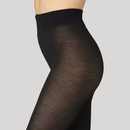 Dear Denier - Svea merino rib Black