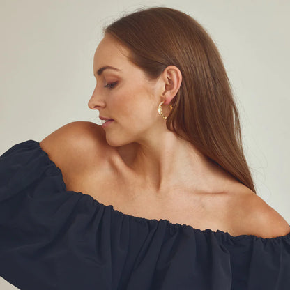 Jewelry by Grundled - Noelle Hoop Stor