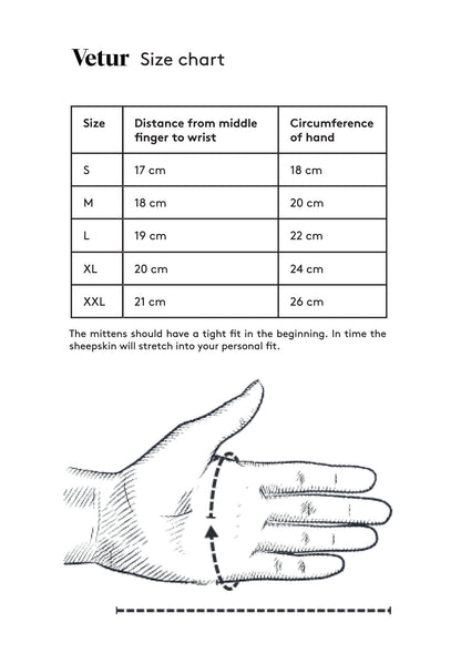 Vetur - Mittens Woman Black