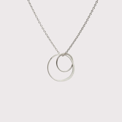 Lone P - Double Ring Small halskæde